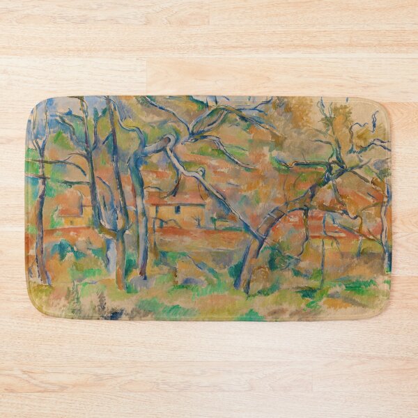 Item preview, Trær og hus, Provence by Paul Cézanne (1885) designed and sold by allhistory.