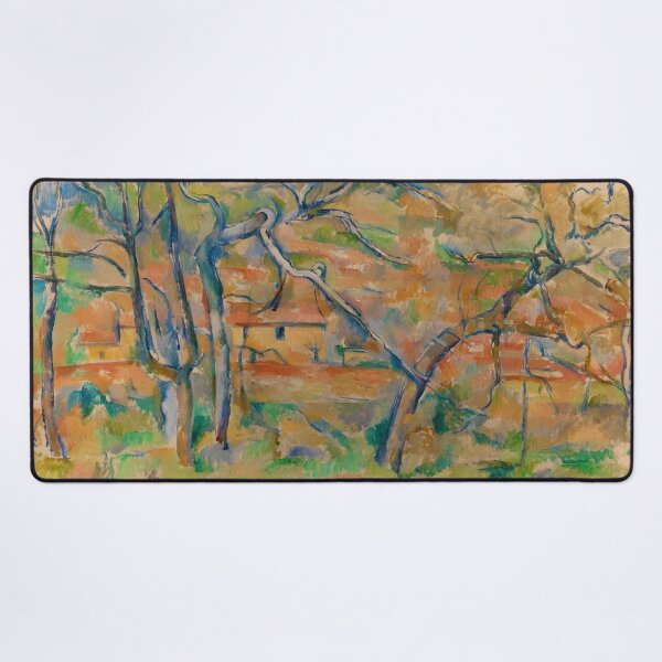 Item preview, Trær og hus, Provence by Paul Cézanne (1885) designed and sold by allhistory.