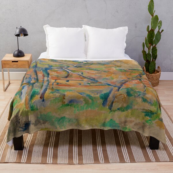 Item preview, Trær og hus, Provence by Paul Cézanne (1885) designed and sold by allhistory.