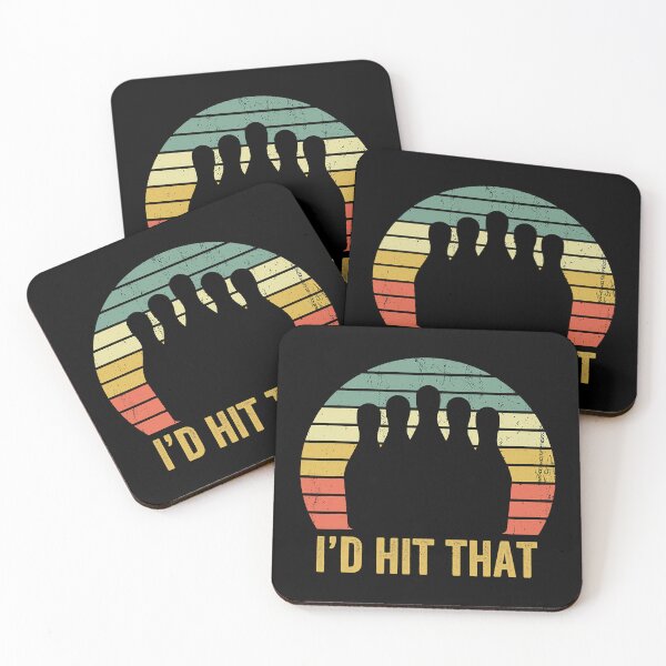 Item preview, Id Hit That Retro Vintage Bowling Pins Bowling Team Funny Bowler designed and sold by Rebecca-Cruz.