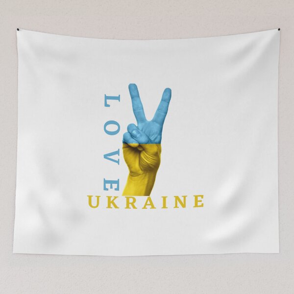 Aperçu de l'œuvre love ukraine créée et vendue par placeit.