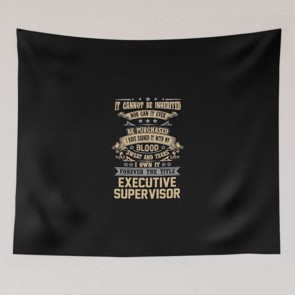 Item preview, Executive Supervisor T Shirt - Forever The Title Job Gift Item Tee designed and sold by celiagomez456.