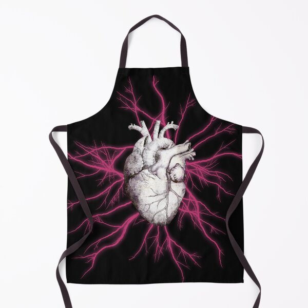Item preview, Vintage Human heart and veins, arteries, blood, illustration art, dark designed and sold by Collagedream.