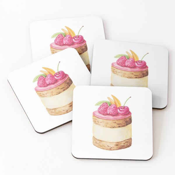 Item preview, Elegant Raspberry Cream Cake designed and sold by Coconut-Designs.