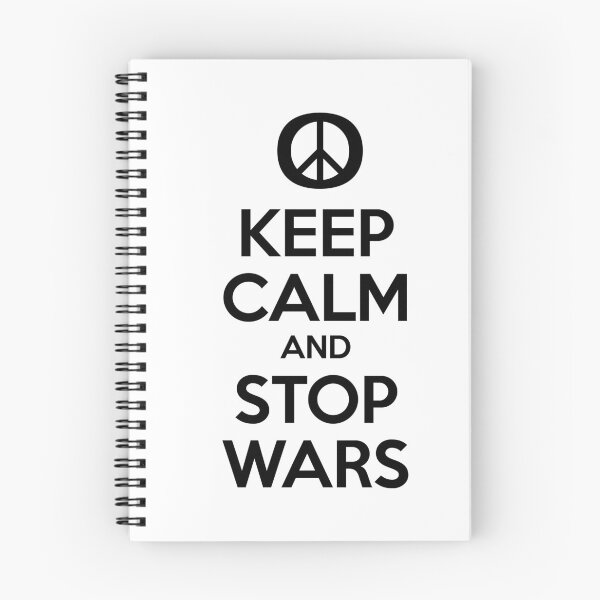 Item preview, Keep Calm and Stop Wars designed and sold by pedrolealmkt.