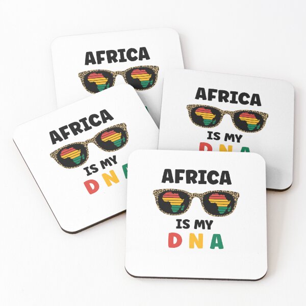 Aperçu de l'œuvre L'Afrique est mon ADN, l'Afrique est ma maison créée et vendue par SportyDogShop.