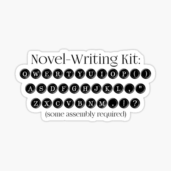 Novel-Writing Kit Sticker