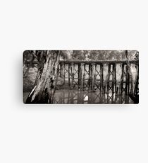 quantong rail bridge Canvas Print