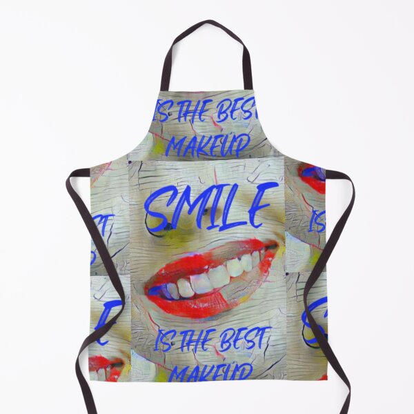 Item preview, make up with a smile,Smile is the best make up with blue slim wording shown teeth designed and sold by Bekindtome.