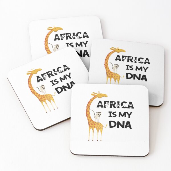 Aperçu de l'œuvre L'Afrique est mon ADN, l'Afrique est ma maison créée et vendue par SportyDogShop.