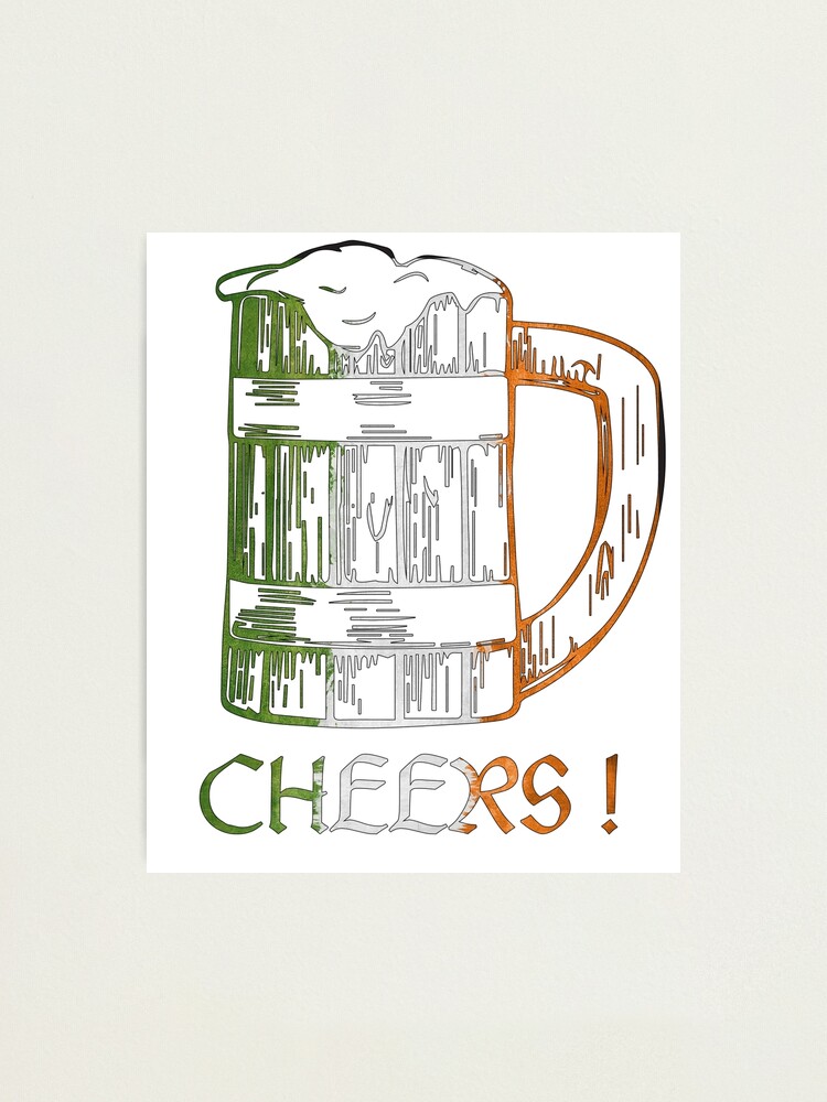 Download Irish Beer Glass Photographic Print By Weetee Redbubble Yellowimages Mockups