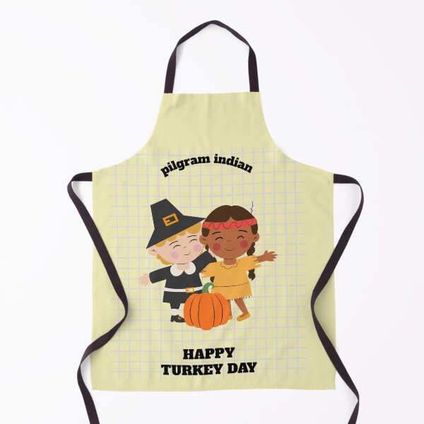 Artikelvorschau, Pilgram und Indianer Happy Turkey Day, Thanksgiving Dinner Party entworfen und verkauft von LGMmugsdesign.