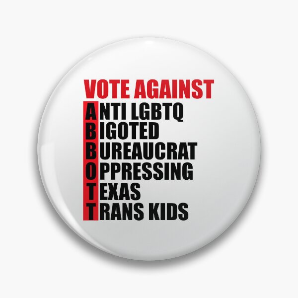 Item preview, Vote Against Greg Abbott Texas Governor Election Acrostic designed and sold by Epic Love Designs.