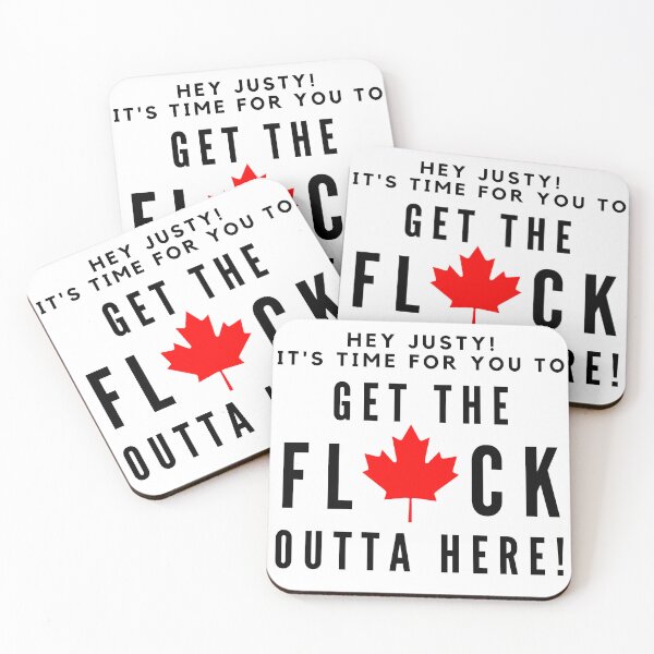 Item preview, Hey Justy! It's Time For You To Get The Flock Outta Here! Black Text designed and sold by TWMBDesigns.