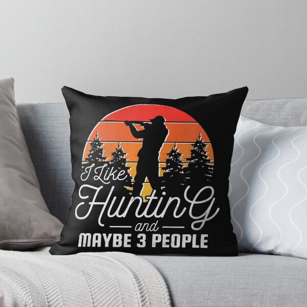 Item preview, I Like Hunting And Maybe 3 People designed and sold by RachaelEliezer.