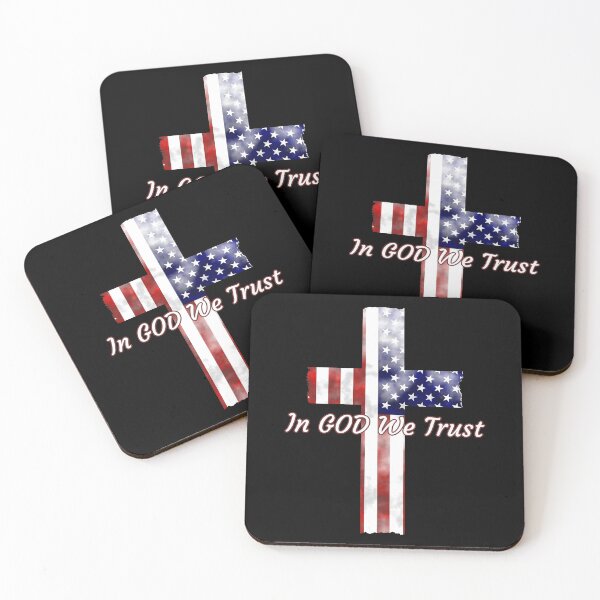 Item preview, In God We Trust American Flag Cross designed and sold by ksmusselman.