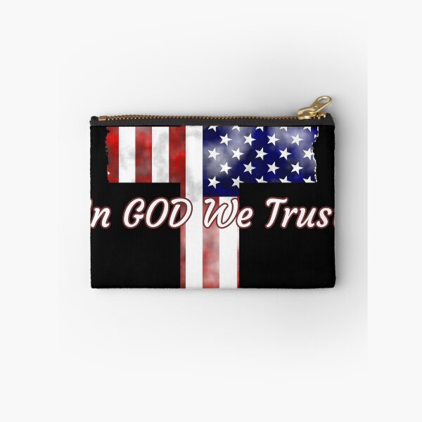 Item preview, In God We Trust American Flag Cross designed and sold by ksmusselman.