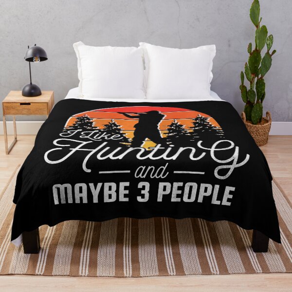 Item preview, I Like Hunting And Maybe 3 People designed and sold by RachaelEliezer.