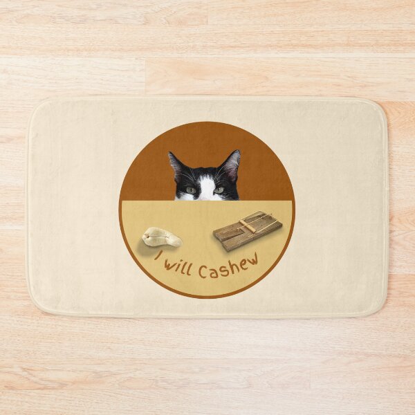 Item preview, I Will Cashew (Tuxedo Kitty) designed and sold by leBoosh-Designs.