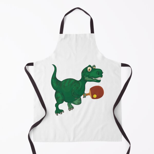 Artikelvorschau, Dinosaurier, der Tischtennis spielt, lustiges gutes Dinosaurier-Tischtennis-Liebhaber-kühles grünes Design entworfen und verkauft von pedrored369.