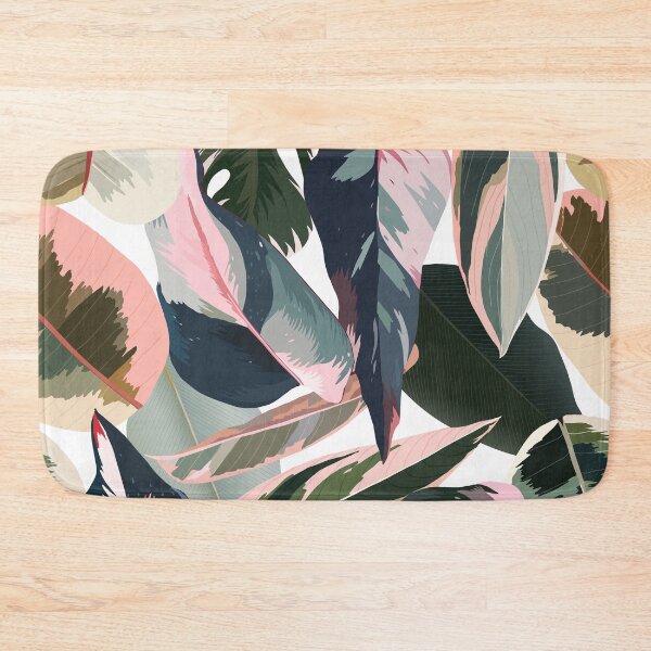 Item preview, Colorful Amazonian Tropical Palm Leaves on White designed and sold by meggydesigns.