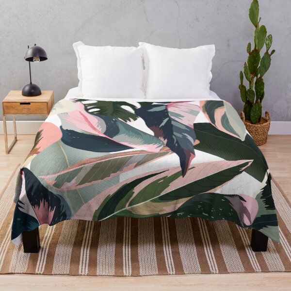 Item preview, Colorful Amazonian Tropical Palm Leaves on White designed and sold by meggydesigns.