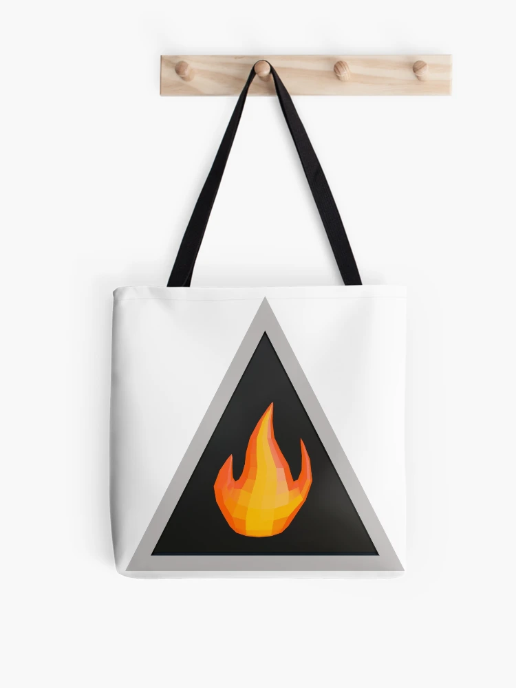 Thumbnail 1 of 2, Tote Bag, LowPoly Fire designed and sold by Razor3D.