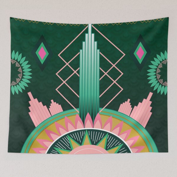 Item preview, Art Deco in Green  designed and sold by liveinpaper.