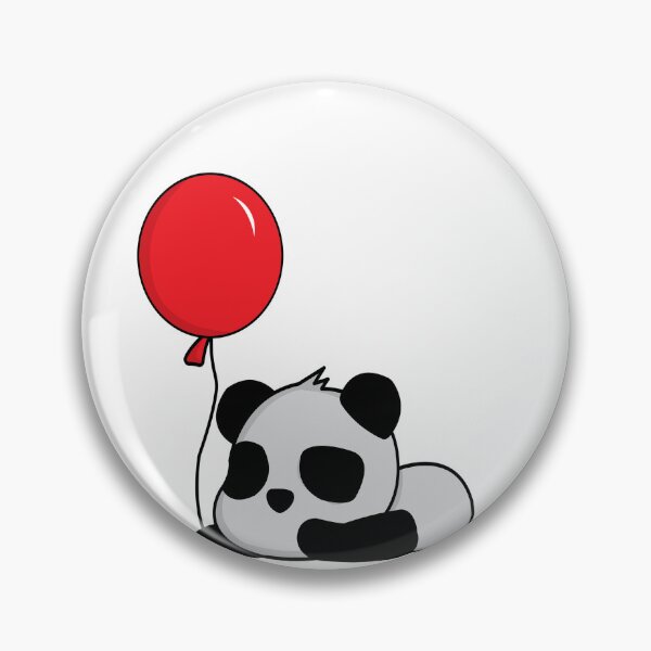 Item preview, BING DWEN DWEN - cute panda with balloon designed and sold by cool-things-br.