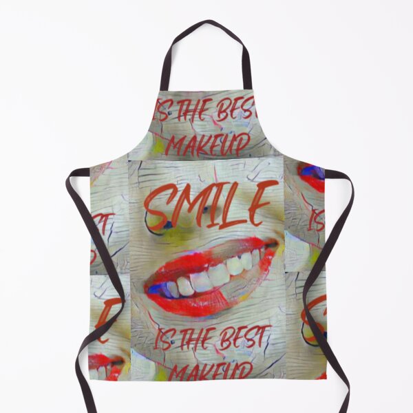 Item preview, Smile is the best make up with dark red slim wording shown teeth designed and sold by Bekindtome.
