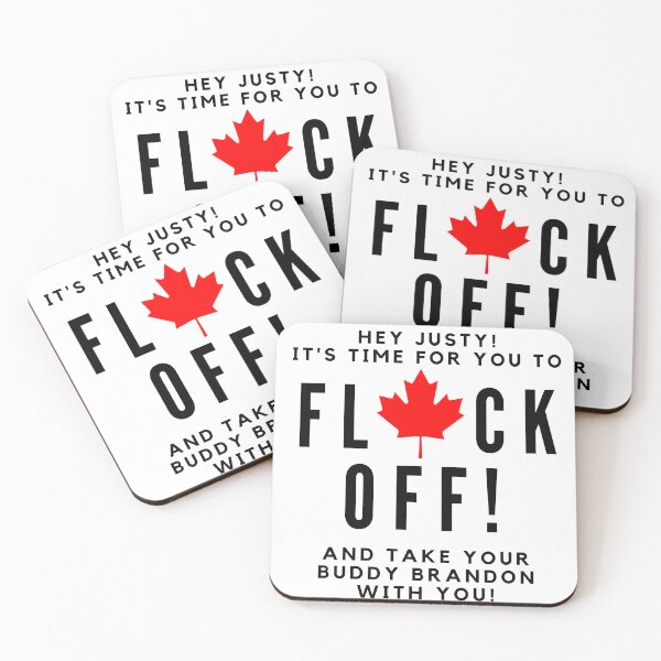 Item preview, Hey Justy! It's Time For You To Flock Off And Take Your Buddy Brandon With You! Black Text designed and sold by TWMBDesigns.