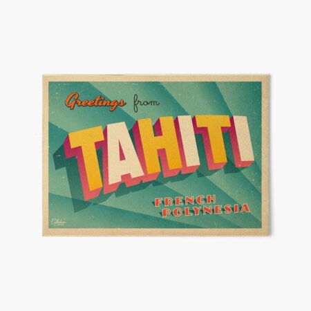 Item preview, Greetings from Tahiti, French Polynesia. designed and sold by CallahanLounge.