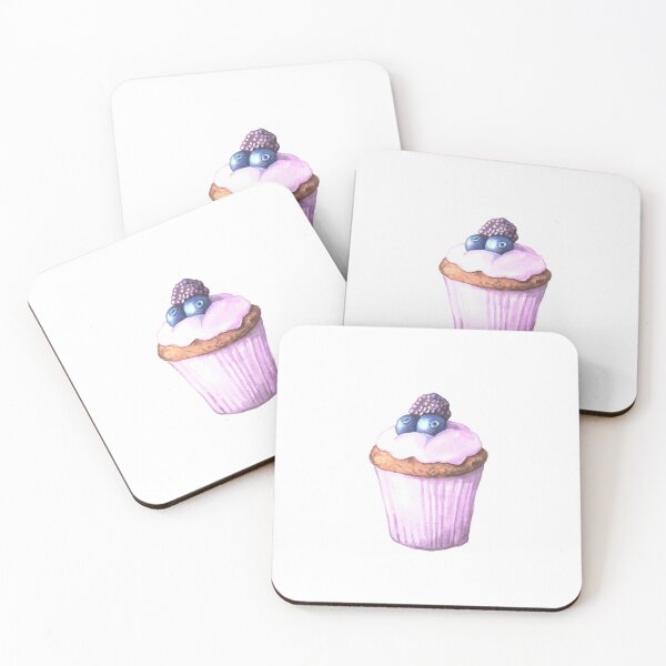Item preview, Elegant Blueberry Cupcake designed and sold by Coconut-Designs.