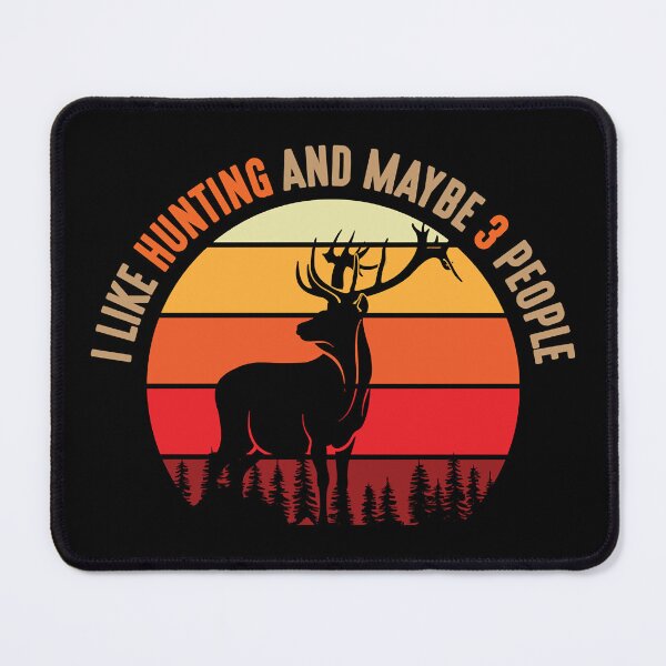 Item preview, I Like Hunting And Maybe 3 People designed and sold by RachaelEliezer.