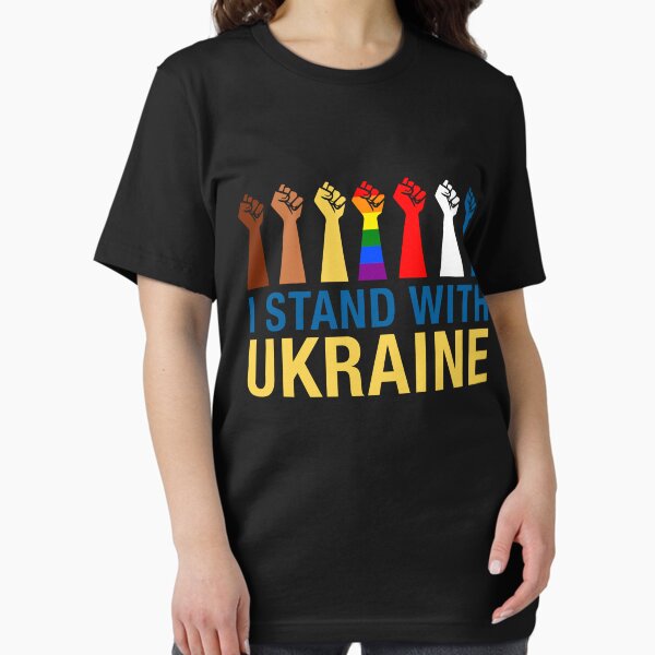 Item preview, I Stand With Ukraine Ukrainian Flag designed and sold by NesArt.