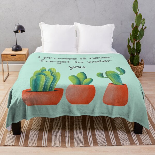 Item preview, I promise I will never forget to water you - cacti design designed and sold by Eve :).