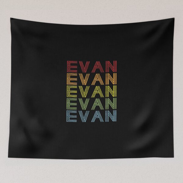 Item preview, Evan Name T Shirt - Evan Vintage Retro Evan Name Gift Item Tee designed and sold by chezeva.