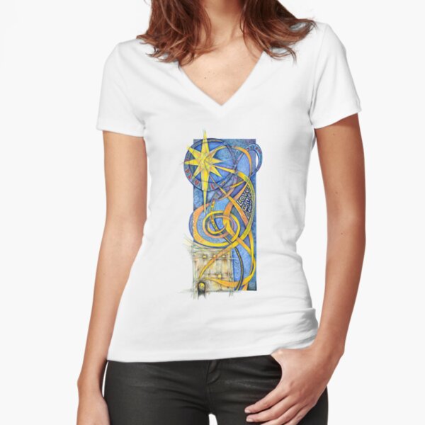 Fitted V-Neck T-Shirt