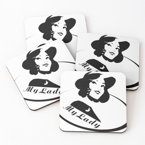 Item preview, Black and white My lady logo designed and sold by Bigrow.