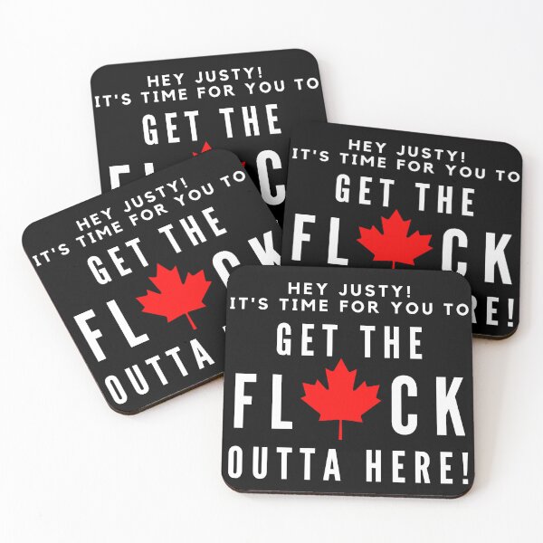 Item preview, Hey Justy! It's Time For You To Get The Flock Outta Here! White Text designed and sold by TWMBDesigns.