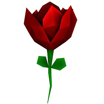 Artwork thumbnail, LowPoly Flower by Razor3D