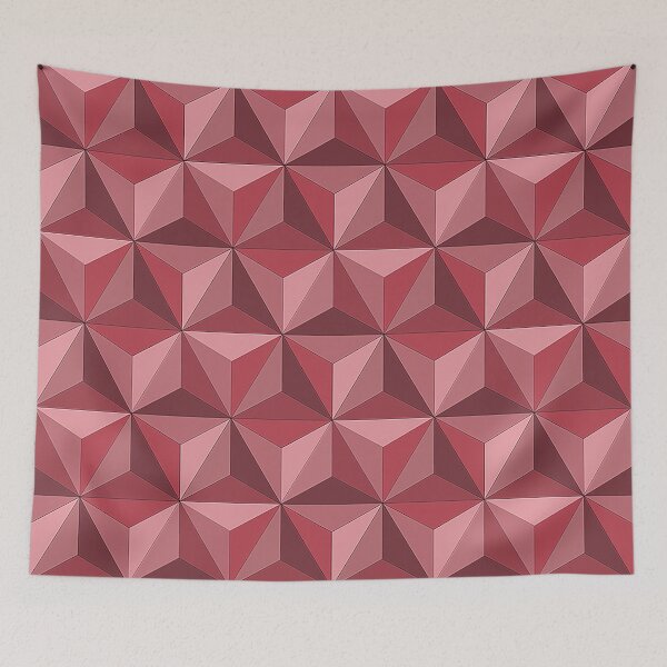 Item preview, Pink-burgundy Chequered designed and sold by lerta.