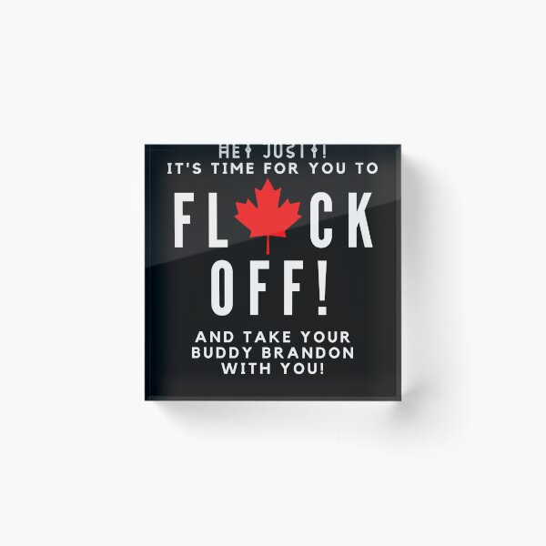 Item preview, Hey Justy! It's Time For You To Flock Off And Take Your Buddy Brandon With You! White Text designed and sold by TWMBDesigns.