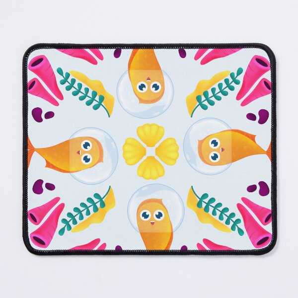 Aperçu de l'œuvre Motif de poisson mignon doré créée et vendue par Hadeer Ahmed.