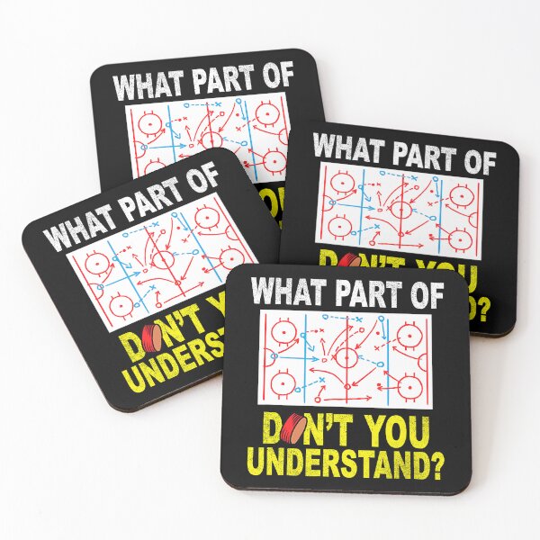 Item preview, What Part Of You Dont Understand Funny Ice Hockey Coach designed and sold by Rebecca-Cruz.