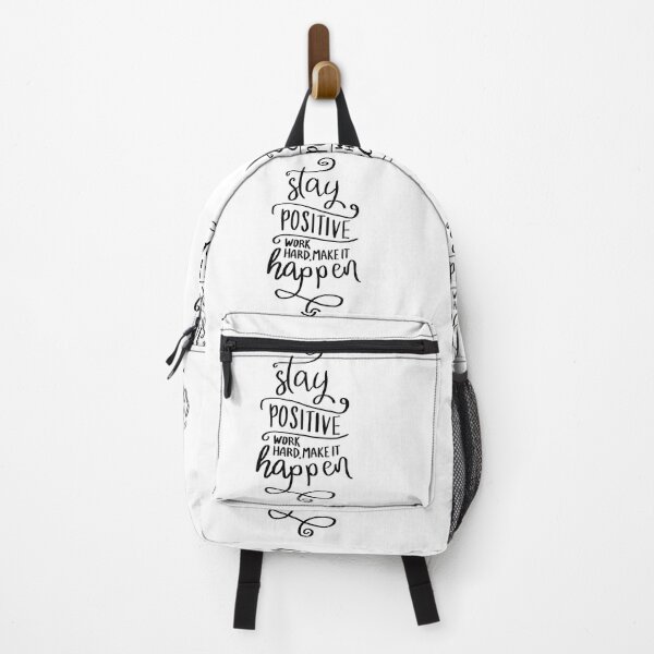 Item preview, Stay positive, work hard, make it happen motivational Quote designed and sold by ManifestoDesign.