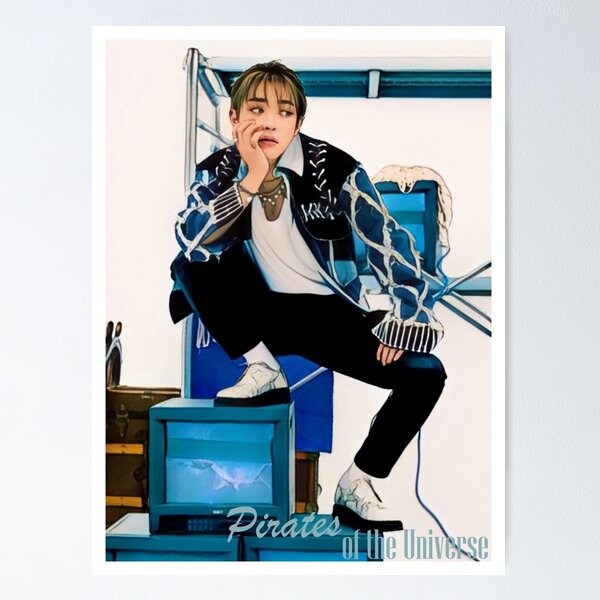 Item preview, Ateez Pirates of the Universe Hongjoong designed and sold by LiveKpop.
