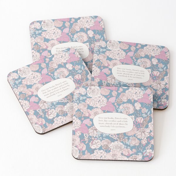 Item preview, Give me books, French wine - Keats designed and sold by StudioCitrine.