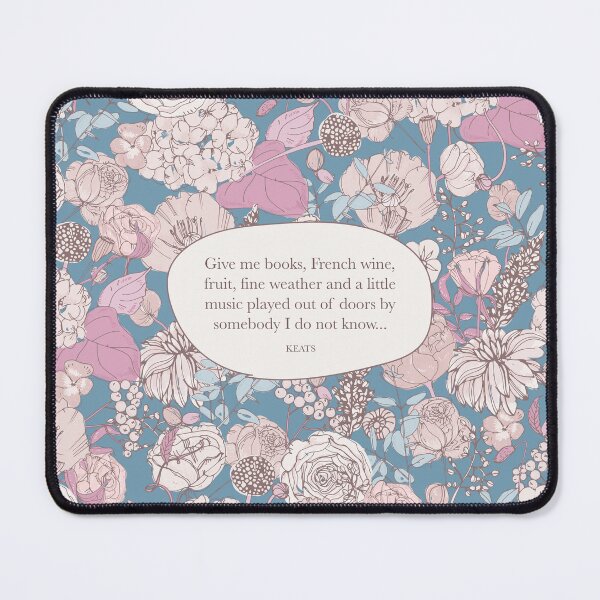Item preview, Give me books, French wine - Keats designed and sold by StudioCitrine.