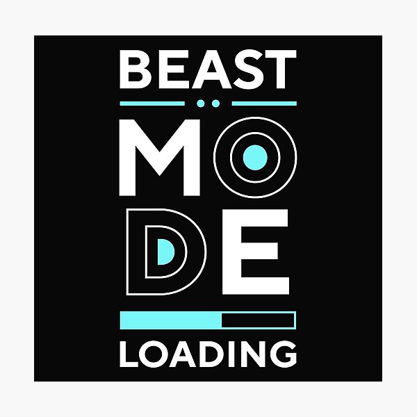 Item preview, Beastmode Loading designed and sold by Weird-Banana.